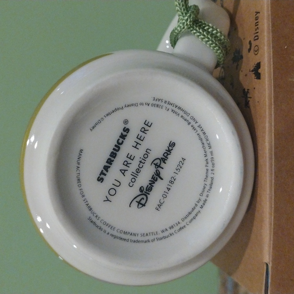 NEW Starbucks Disney Parks Animal Kingdom 2oz Mug Ornament - Picture 5 of 9